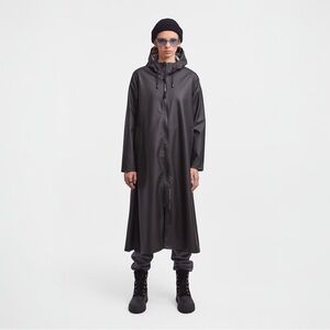 Stutterheim Mosebacke Long Lightweight Zip Trench Coat—Waterproof